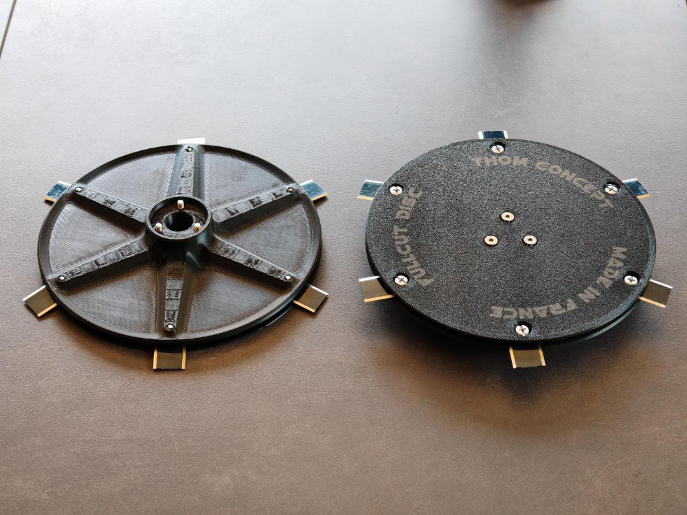 FULLCUT: Pair of enlarged and reinforced cutting discs with LUBA / YUKA plate cover