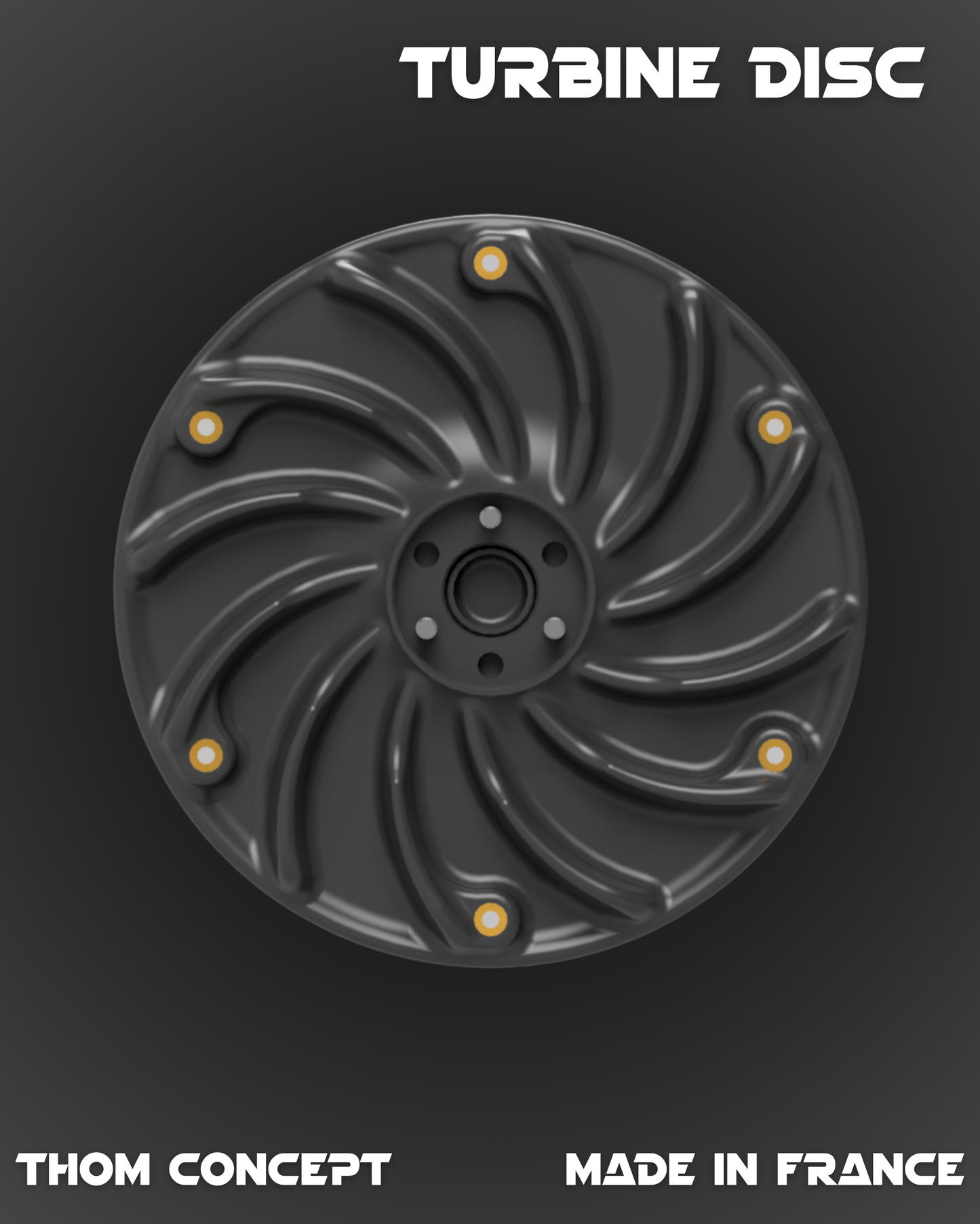 LUBA MINI Turbine V2 Cutting Disc – Anti-clogging cutting deck with reinforced deck covers