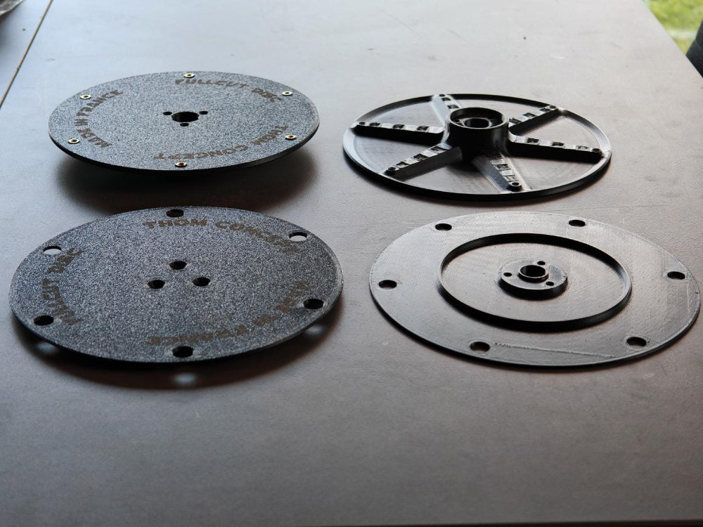 FULLCUT: Pair of enlarged and reinforced cutting discs with LUBA / YUKA plate cover