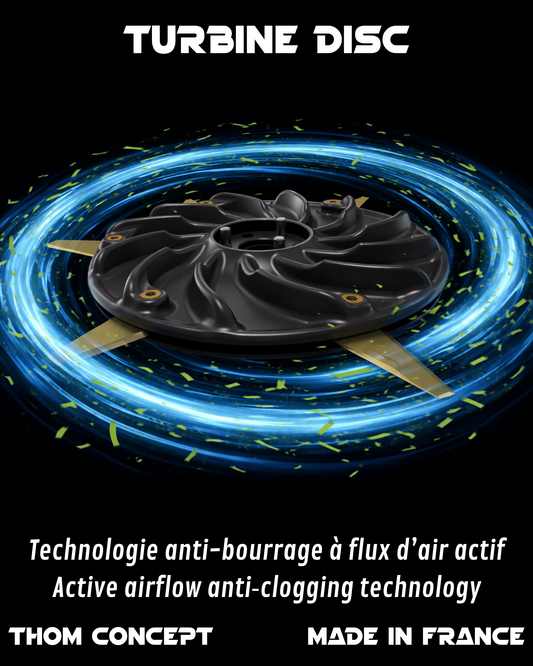 Disque anti-bourrage LUBA Mini – Turbine Disc V2