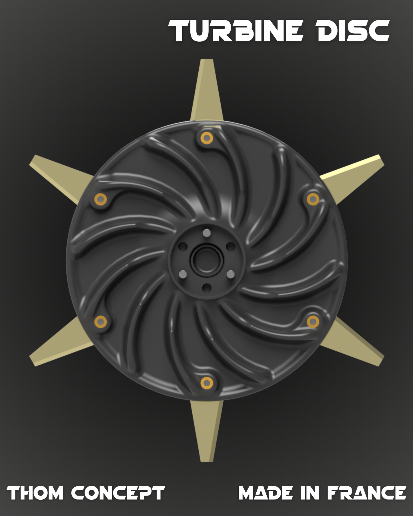 LUBA MINI Turbine V2 Cutting Disc – Anti-clogging cutting deck with reinforced deck covers 