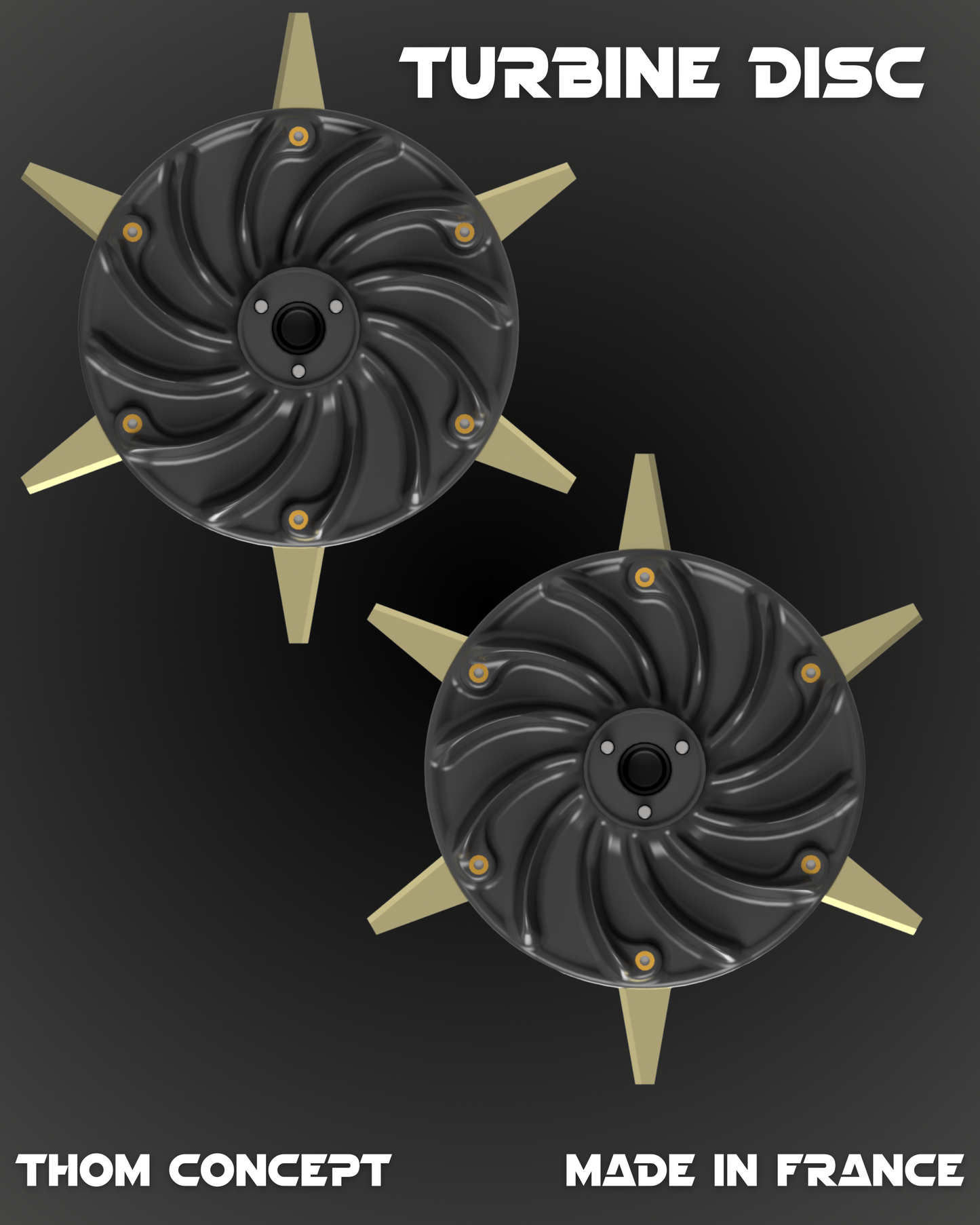 Disques de coupe Turbine V2 LUBA 2 et 3 – Plateaux de coupe anti-bourrage avec couvre-plateaux renforcés