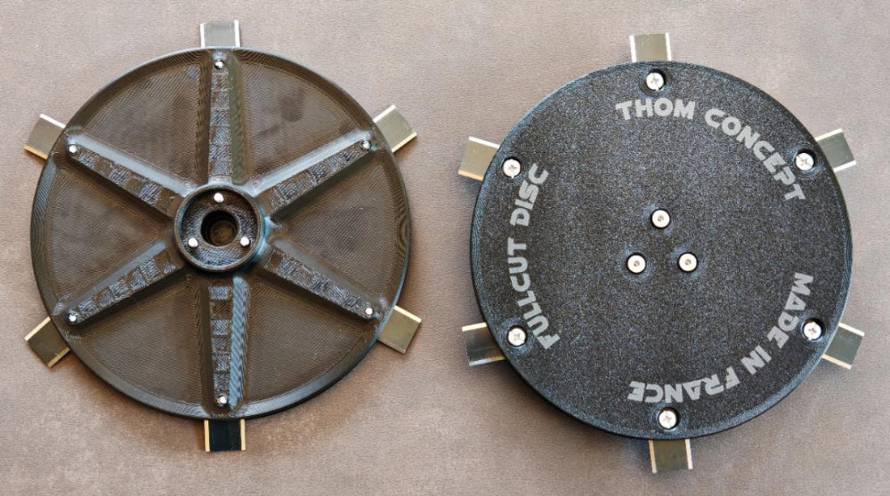 FULLCUT: Pair of enlarged and reinforced cutting discs with LUBA / YUKA plate cover