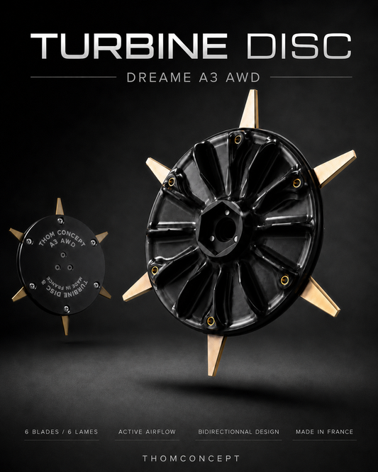 Disques de coupe Turbine pour Dreame A3 AWD & MOVA LiDAX Ultra AWD – Plateaux anti-bourrage renforcés