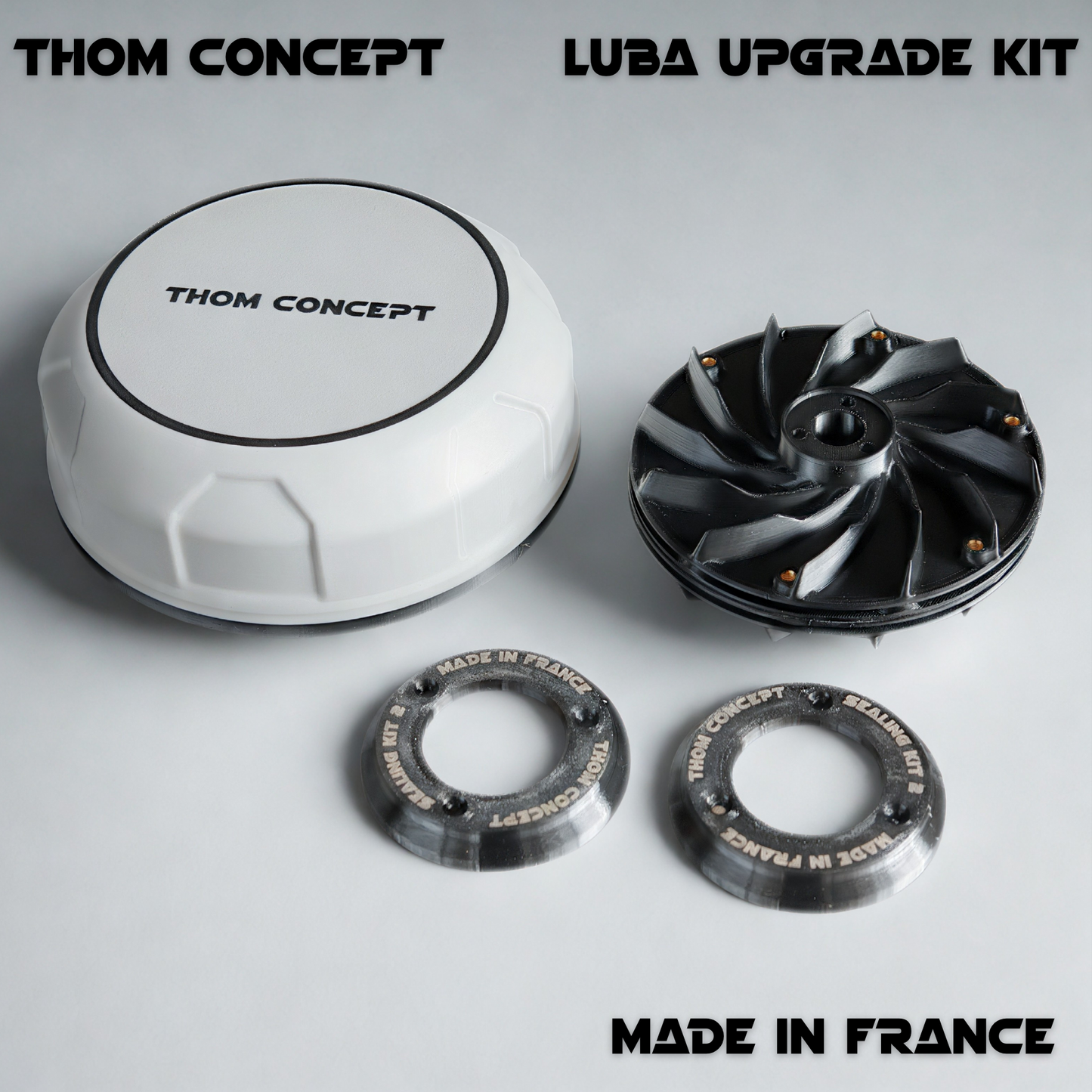 Luba 2 KIT UPGRADE PRO : disques ventilés + couvre disque + protection rtk + kit étanchéité
