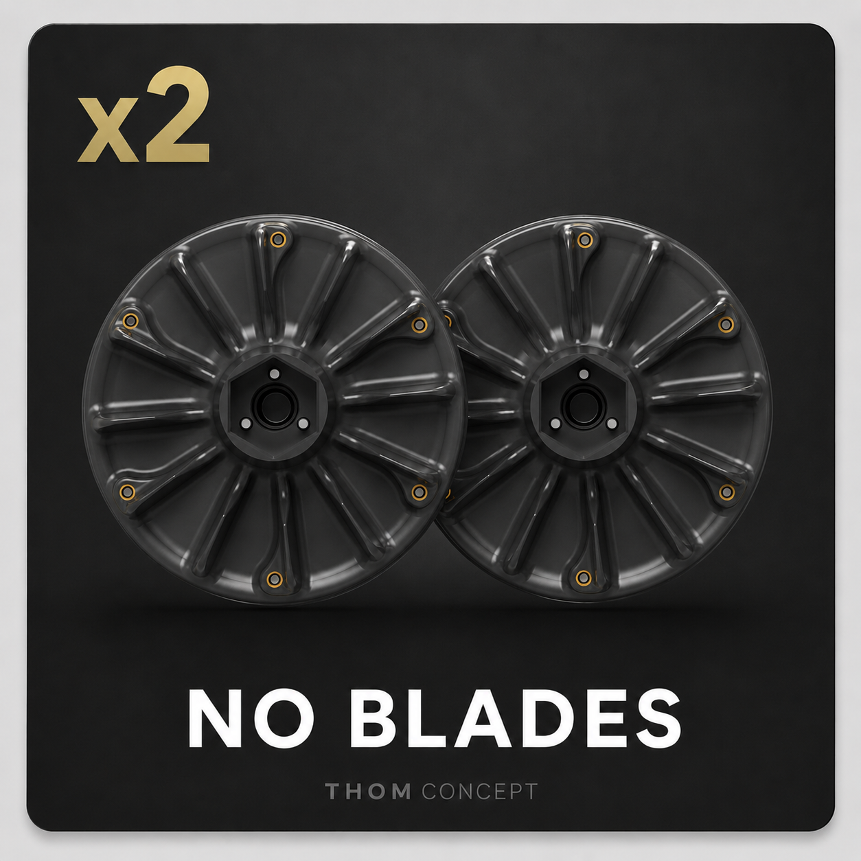 Disques de coupe Turbine pour Dreame A3 AWD & MOVA LiDAX Ultra AWD – Plateaux anti-bourrage renforcés